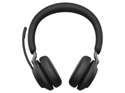 Jabra Evolve2 65 UC Stereo - Headset - on-ear - Bluetooth - wireless - USB-A - noise isolating - black