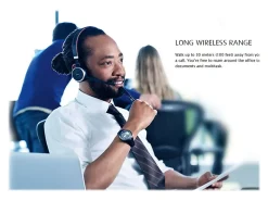 Jabra Evolve 65 UC stereo - Headset - on-ear - Bluetooth - wireless - NFC