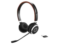 Jabra Evolve 65 UC Stereo (SME) - Headset - on-ear - Bluetooth - wireless - USB - noise isolating