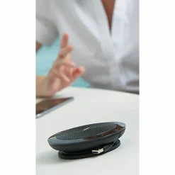 Jabra Speak 510+ MS Speakerphone  Wired/Wireless Bluetooth  Skype for Business  4 Meeting Persons Capacity  Omni directional Microphone(s)  Black