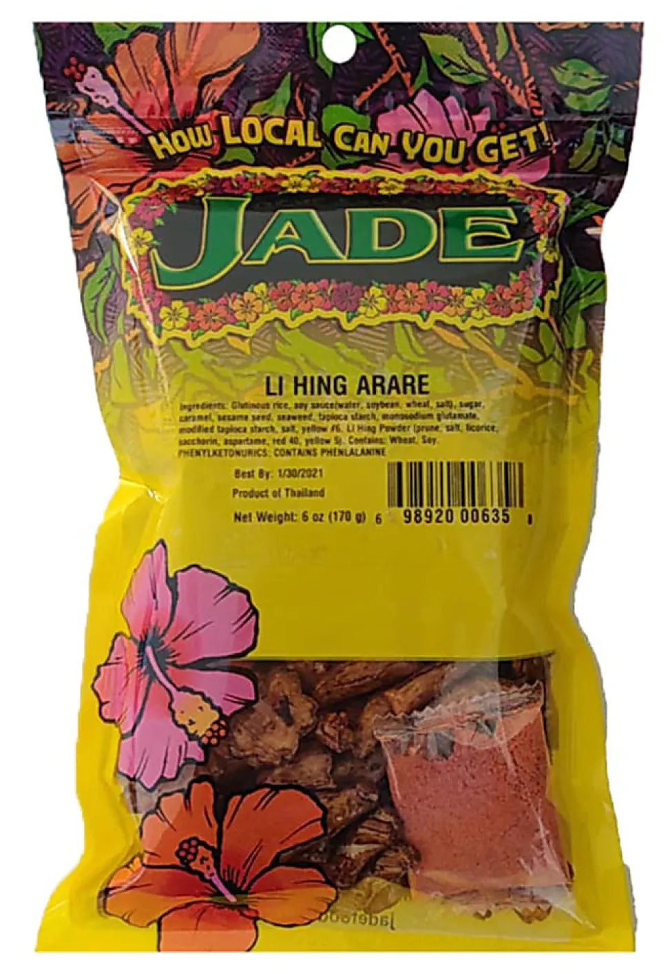 Jade Food Products Li Hing Arare
