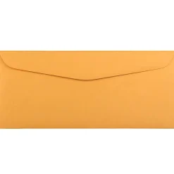 JAM Paper® Booklet Commercial-Flap Envelopes, #12, Gummed Seal, Brown Kraft, Pack Of 500 Envelopes