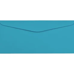 JAM Paper® Booklet Envelopes, #9, Gummed Seal, Blue, Pack Of 50