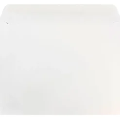 JAM Paper® Booklet Envelopes, 10 x 13, Gummed Seal, White, Pack Of 25