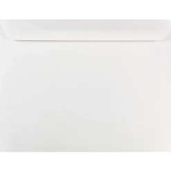 JAM Paper® Booklet Envelopes, 10 x 13, Gummed Seal, White, Pack Of 25