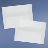 JAM Paper® Booklet Invitation Envelopes, A7, Gummed Seal, Clear Translucent, Pack Of 25