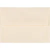 JAM Paper® Booklet Invitation Envelopes, A2, Gummed Seal, 30% Recycled, Natural, Pack Of 25