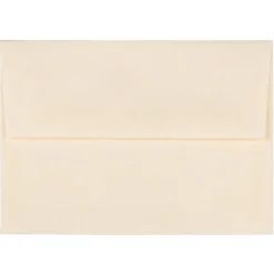 JAM Paper® Booklet Invitation Envelopes, A2, Gummed Seal, 30% Recycled, Natural, Pack Of 25
