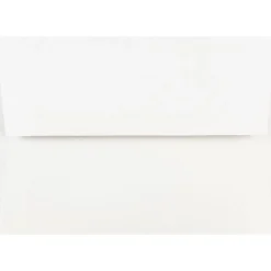 JAM Paper® Booklet Invitation Envelopes, A7, Gummed Seal, White, Pack Of 50 Envelopes