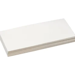 JAM Paper® Booklet Money Envelopes With Gummed Closure, 3" x 6 11/16", White, Pack Of 25