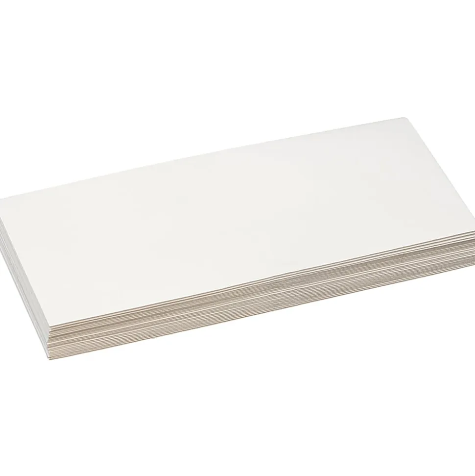 JAM Paper® Booklet Money Envelopes With Gummed Closure, 3" x 6 11/16", White, Pack Of 25