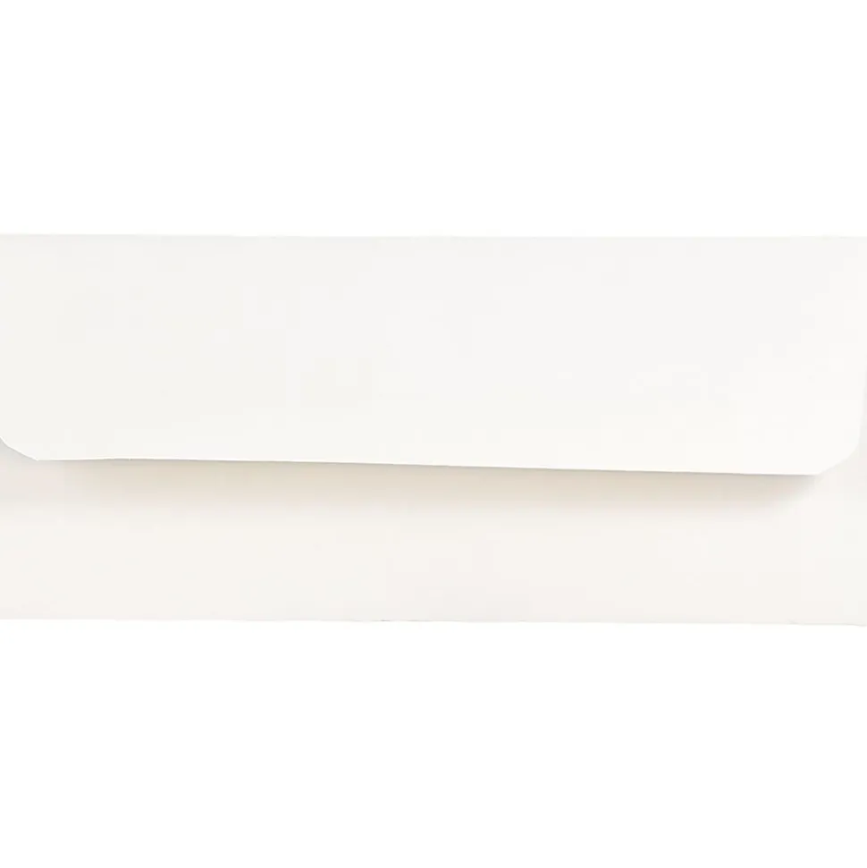 JAM Paper® Booklet Money Envelopes With Gummed Closure, 3" x 6 11/16", White, Pack Of 25