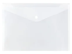 JAM Paper® Booklet Plastic Envelopes, Letter Size, 9 3/4