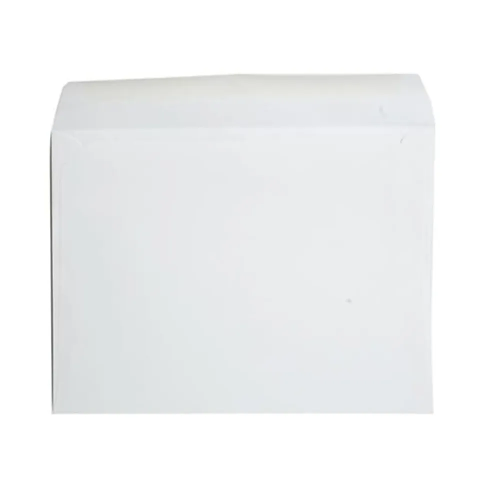 JAM Paper® Booklet Strathmore Wove Envelopes, 9" x 12", Gummed Seal, Strathmore Bright White, Pack Of 25