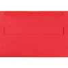 JAM PAPER #10 Business Colored Envelopes, 4 1/8 x 9 1/2, Red Recycled, 25/Pack