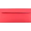 JAM PAPER #10 Business Colored Envelopes With Peel And Seal Closure, 4 1/8" x 9 1/2", Red, Pack Of 25