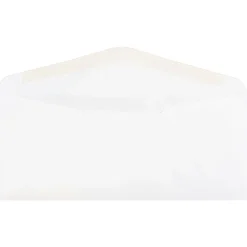 JAM PAPER #10 Business Commercial Envelopes, 4 1/8 x 9 1/2, White, Bulk 500/Box