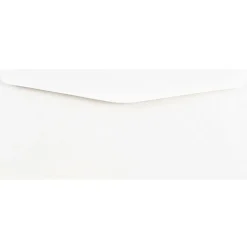 JAM PAPER #10 Business Commercial Envelopes, 4 1/8 x 9 1/2, White, Bulk 500/Box