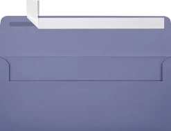 JAM PAPER #10 Business Premium Envelopes with Peel and Seal Closure, 4 1/8 x 9 1/2, Dark Purple, 25/Pack