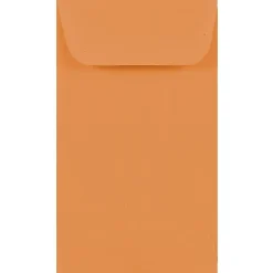 JAM PAPER #3 Coin Business Colored Envelopes, 2 1/2 x 4 1/4, Brown Kraft Manila, 25/Pack