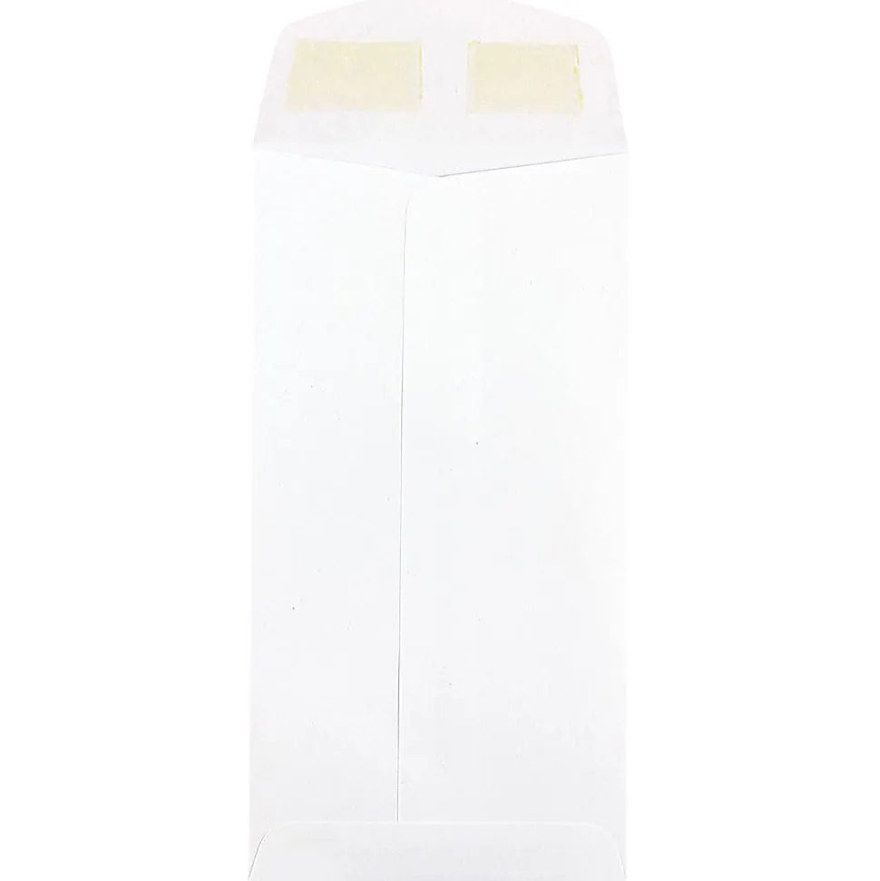 JAM Paper® Coin Envelopes, #7, Gummed Seal, White, Pack Of 250 Envelopes