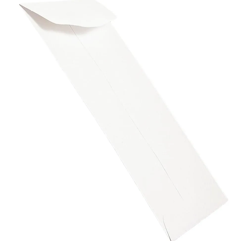 JAM Paper® Coin Envelopes, #7, Gummed Seal, White, Pack Of 250 Envelopes