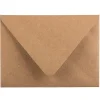 JAM Paper® Envelopes, A2, Peel & Seal, Brown, Pack Of 50 Envelopes