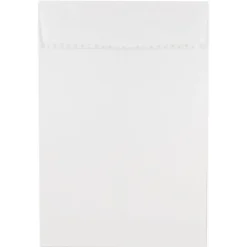JAM Paper® Envelopes, 6" x 9", Peel & Seal Closure, White, Pack Of 100 Envelopes