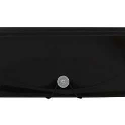 JAM Paper® Expanding File, 6" Expansion, 5-1/2" x 11", Black
