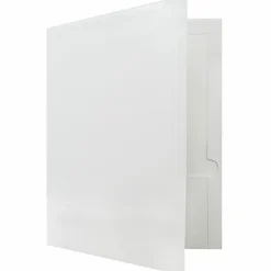 JAM Paper® Glossy 2-Pocket Presentation Folders, 8-1/2