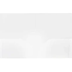 JAM Paper® Heavy-Duty 2-Pocket Plastic Presentation Folders, 9