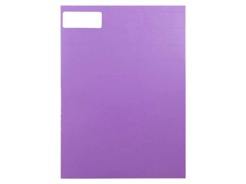 JAM Paper® Mailing Address Labels, Rectangle, 2 5/8" x 1", Purple, Pack Of 120