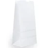 JAM Paper® Medium Kraft Lunch Bags, 9 3/4 x 5 x 3, White, Pack Of 25 Bags