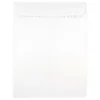 JAM Paper® Open-End Envelopes, 9" x 12", Peel & Seal Closure, White, Pack Of 100 Envelopes