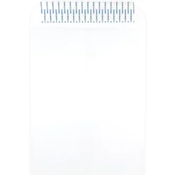 JAM PaperĀ® Open-End Envelopes, 10" x 13", Peel & Seal Closure, White, Pack Of 100 Envelopes