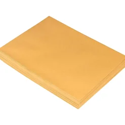 JAM Paper® Open End Envelopes, 9" x 12", Peel & Seal, Brown, Pack Of 50 Envelopes