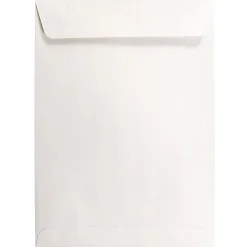 JAM Paper® Open-End 7 1/2" x 10 1/2" Catalog Envelopes, Gummed Seal, White, Pack Of 25