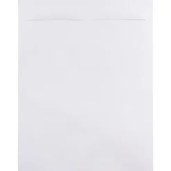 JAM Paper® Open-End 12" x 15 1/2" Catalog Envelopes, Gummed Seal, White, Pack Of 25