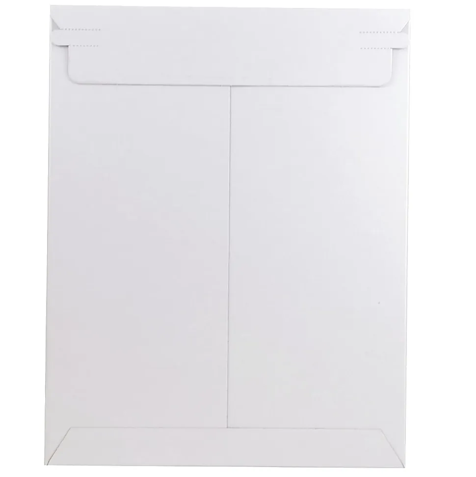 JAM Paper® Photo Mailer Envelopes, 9-3/4" x 12-1/4", White, Pack Of 6 Envelopes