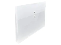JAM Paper® Plastic Booklet Envelopes, Legal-Size, 9 3/4
