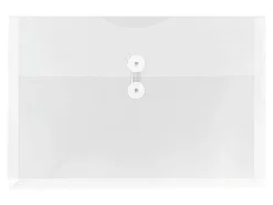 JAM Paper® Plastic Booklet Envelopes, Legal-Size, 9 3/4