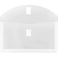 JAM Paper® #10 Plastic Envelopes, Hook and Loop Closure, Clear, Pack Of 12