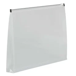 JAM Paper® Plastic Envelopes, Zipper Closure, Legal-Size, 9 1/2