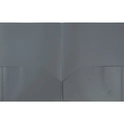 JAM Paper® Plastic 2-Pocket POP Folders, 9 1/2