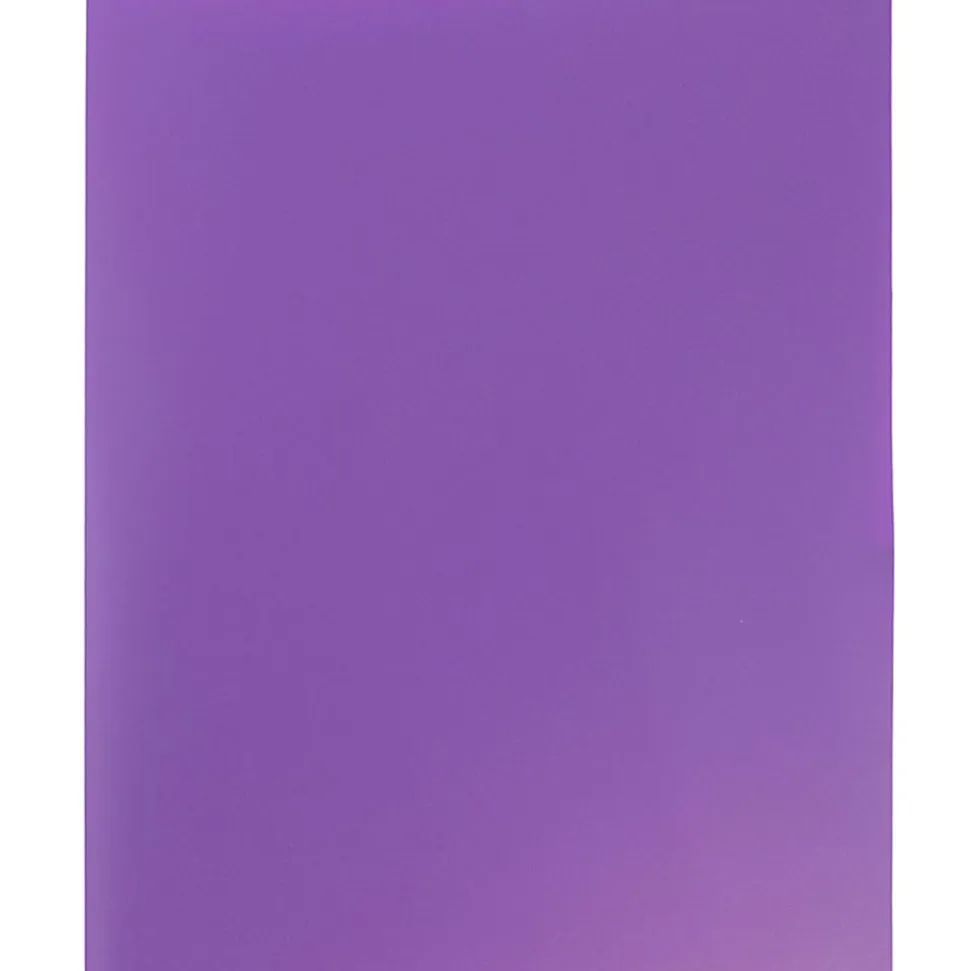 JAM Paper® Plastic 2-Pocket POP Folders, 9 1/2" x 11 1/2", Purple, Pack Of 6