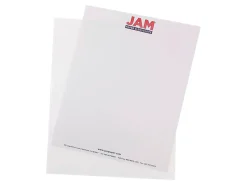 JAM Paper® Plastic Sleeves, 9" x 11 1/2", 1" Capacity, Clear, Pack Of 12