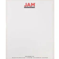 JAM Paper® Plastic Sleeves, 9" x 11 1/2", 1" Capacity, Clear, Pack Of 12