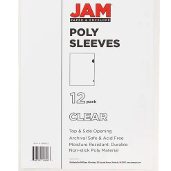 JAM Paper® Plastic Sleeves, 9