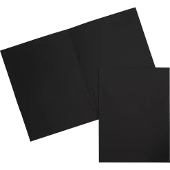 JAM Paper® 2-Pocket Linen Presentation Folders, 9