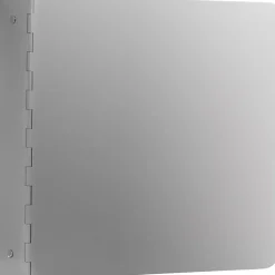 JAM PAPER 3 Ring Aluminum Binder, 1.5 inch, Silver, Sold Individually